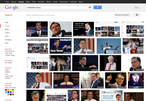 completely wrong Google Search