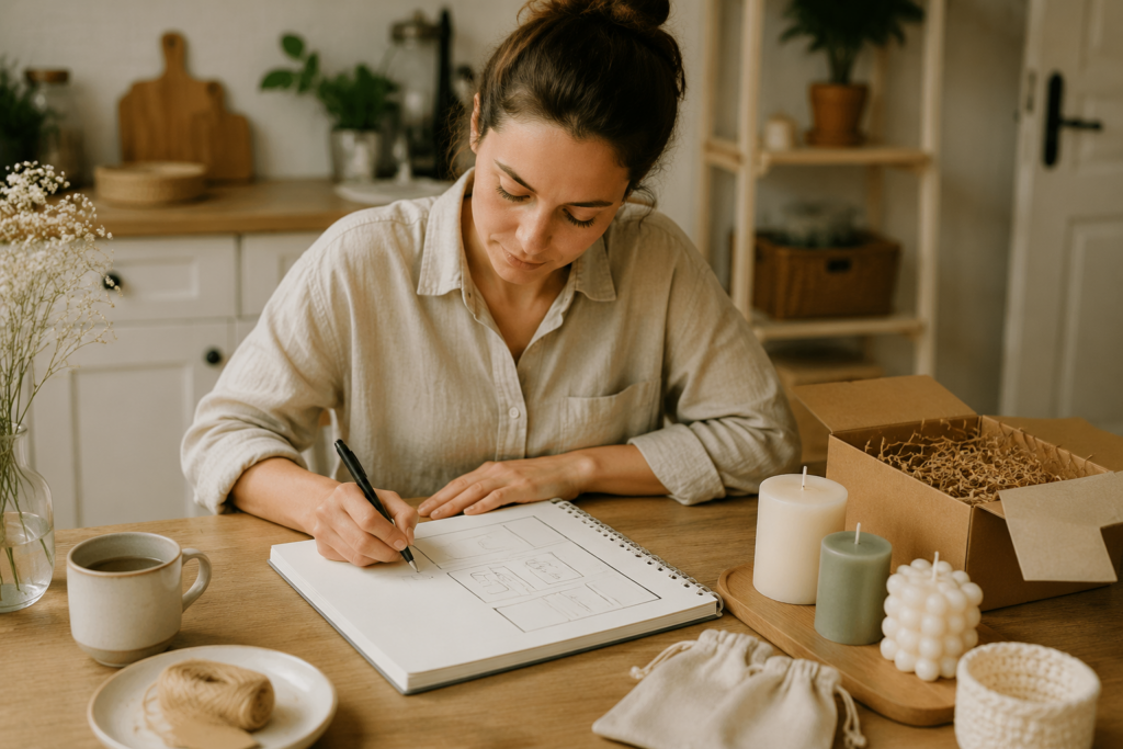 Planning an online store at home