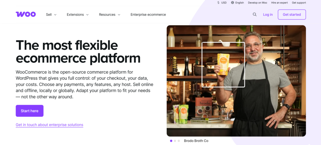 WordPress-based product management screen
