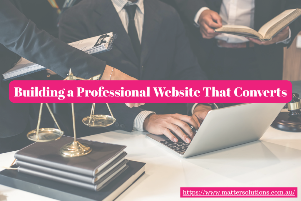 Building a Professional Website That Converts