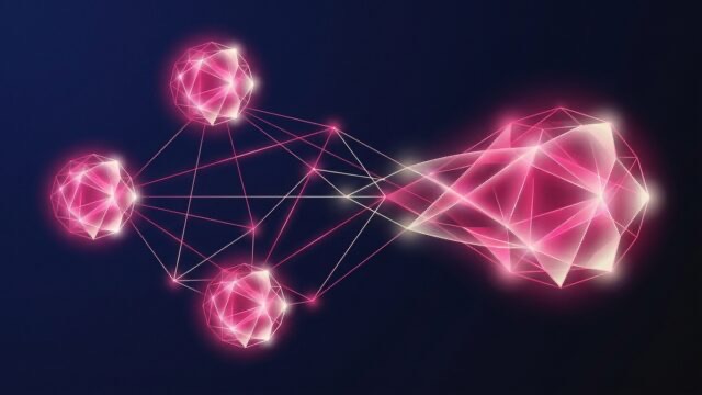 Three glowing concepts merging into one, representing AEO, GEO and AI search as one discipline