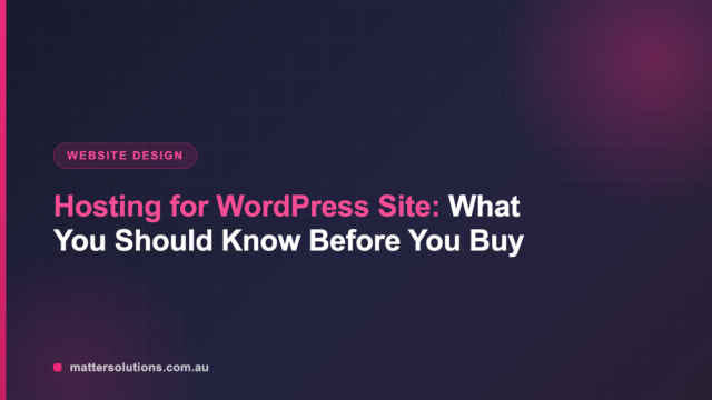 Hosting for WordPress Site: What You Should Know Before You Buy